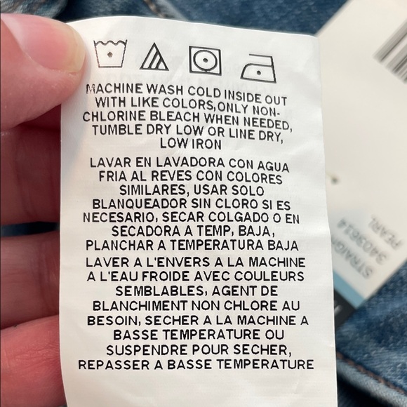 Lee Women's Instantly Slims Pearl Blue Straight Leg Jeans size 6 - Picture 5 of 7